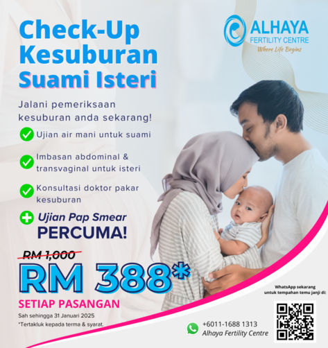 Promo Ujian Kesuburan RM388 dengan Ujian Pap Smear Percuma